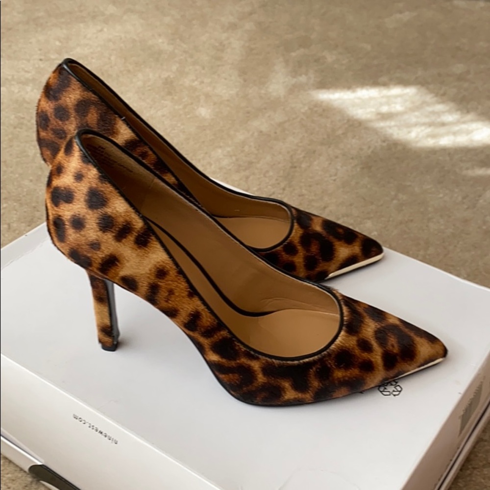Animal print heels